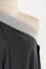 Thunderstorm Gray Organic Cotton/Tencel Sweatshirt Fleece - Marcy Tilton Fabrics