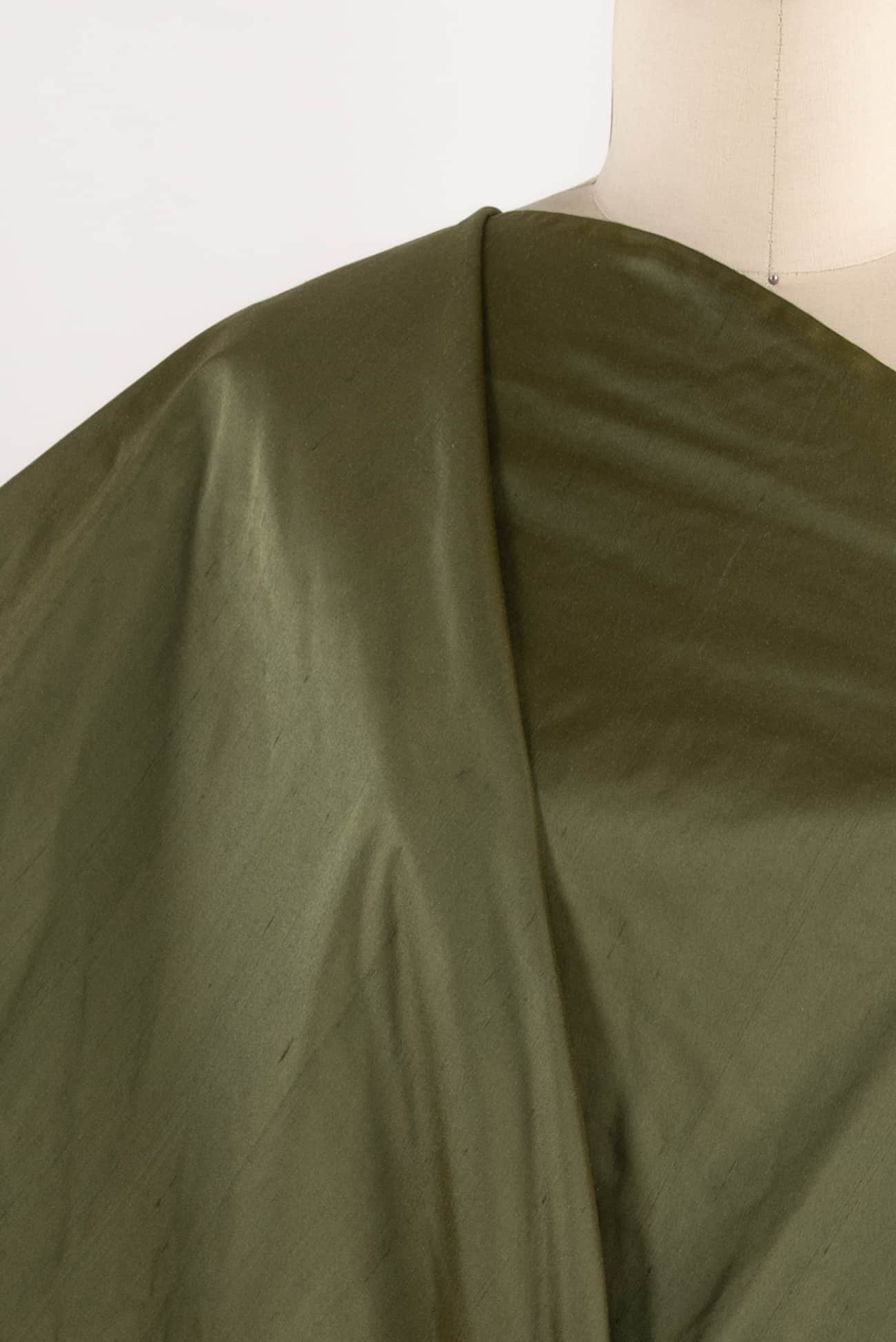 Thyme Silk Dupioni Woven