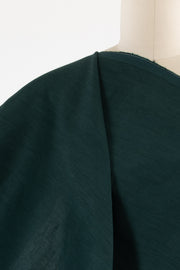 Tia Teal Euro Stretch Linen Woven