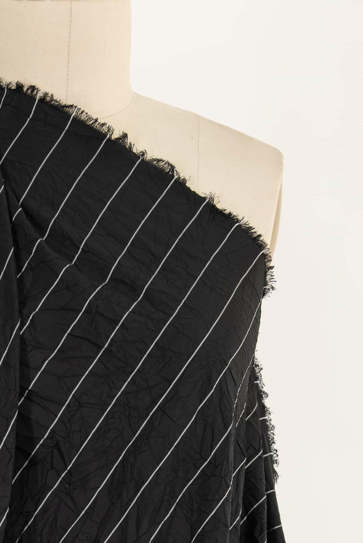 Tiburon Stripe Crinkle Woven - Marcy Tilton Fabrics