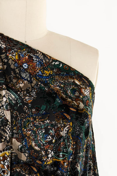 Tosca Burnout Velvet Knit - Marcy Tilton Fabrics