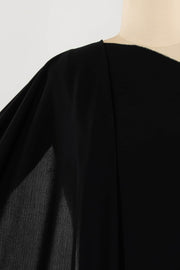 Tribeca Black Rayon Matte Jersey USA Knit