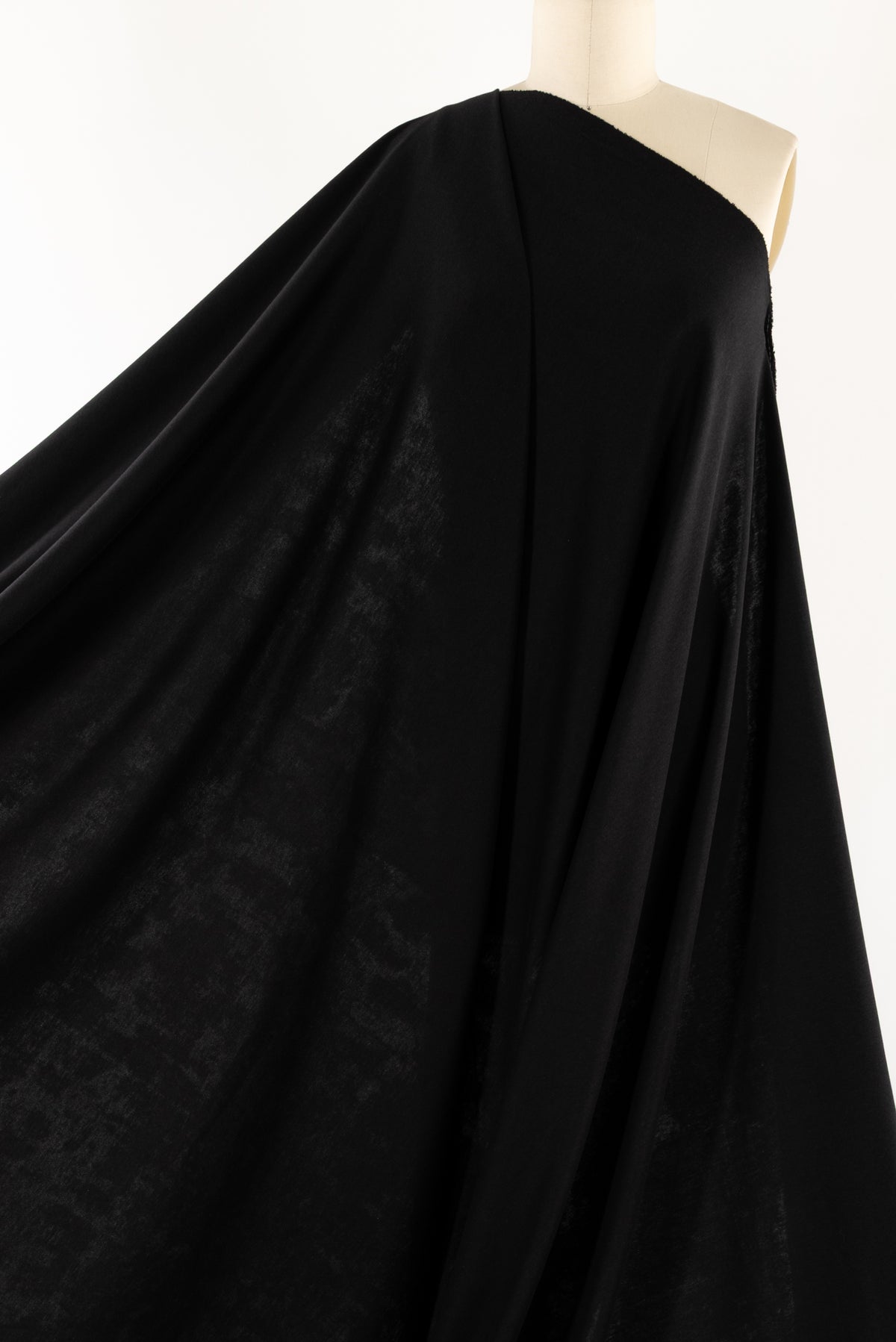 Tribeca Black Rayon Matte Jersey USA Knit