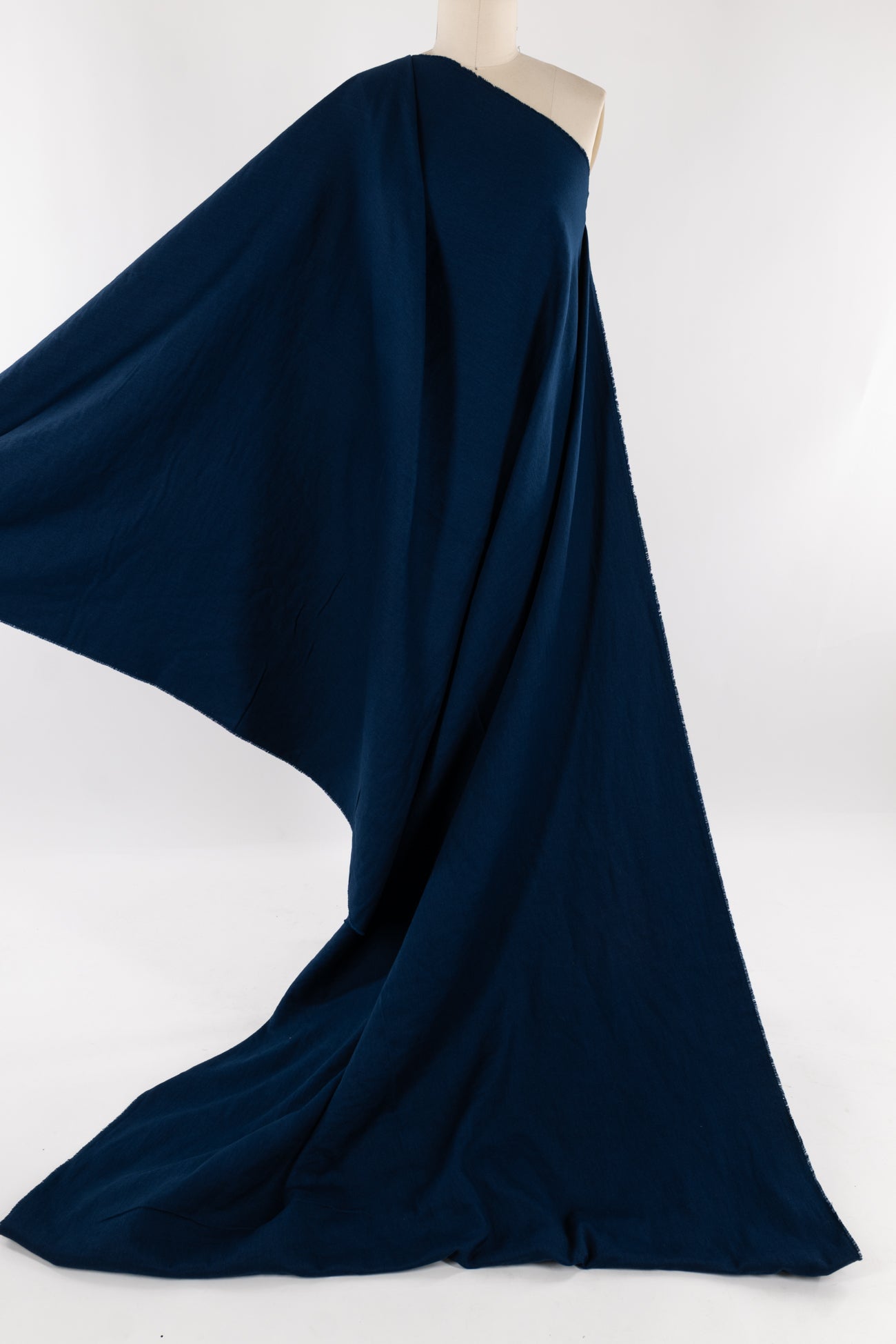 True Blue Cotton Flannel Woven