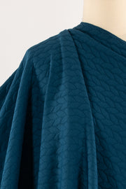 Trueblue Teal Quilted Knit
