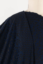 Turbulant Indigo Jacquard Knit