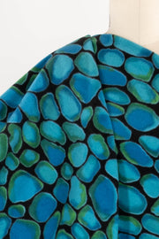 Turquoise Touchstones Fleece Knit