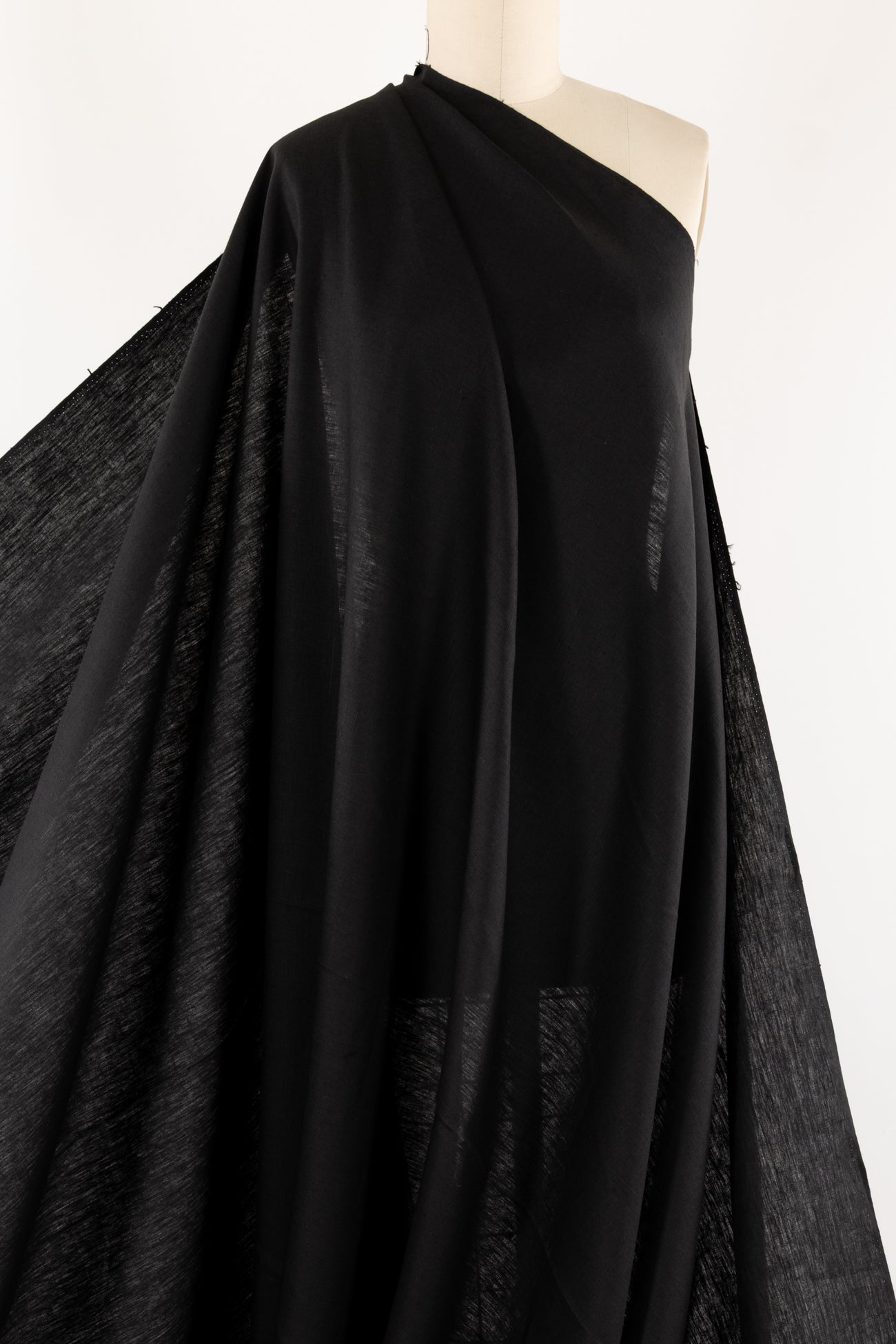 Tuxedo Black Euro Linen Woven