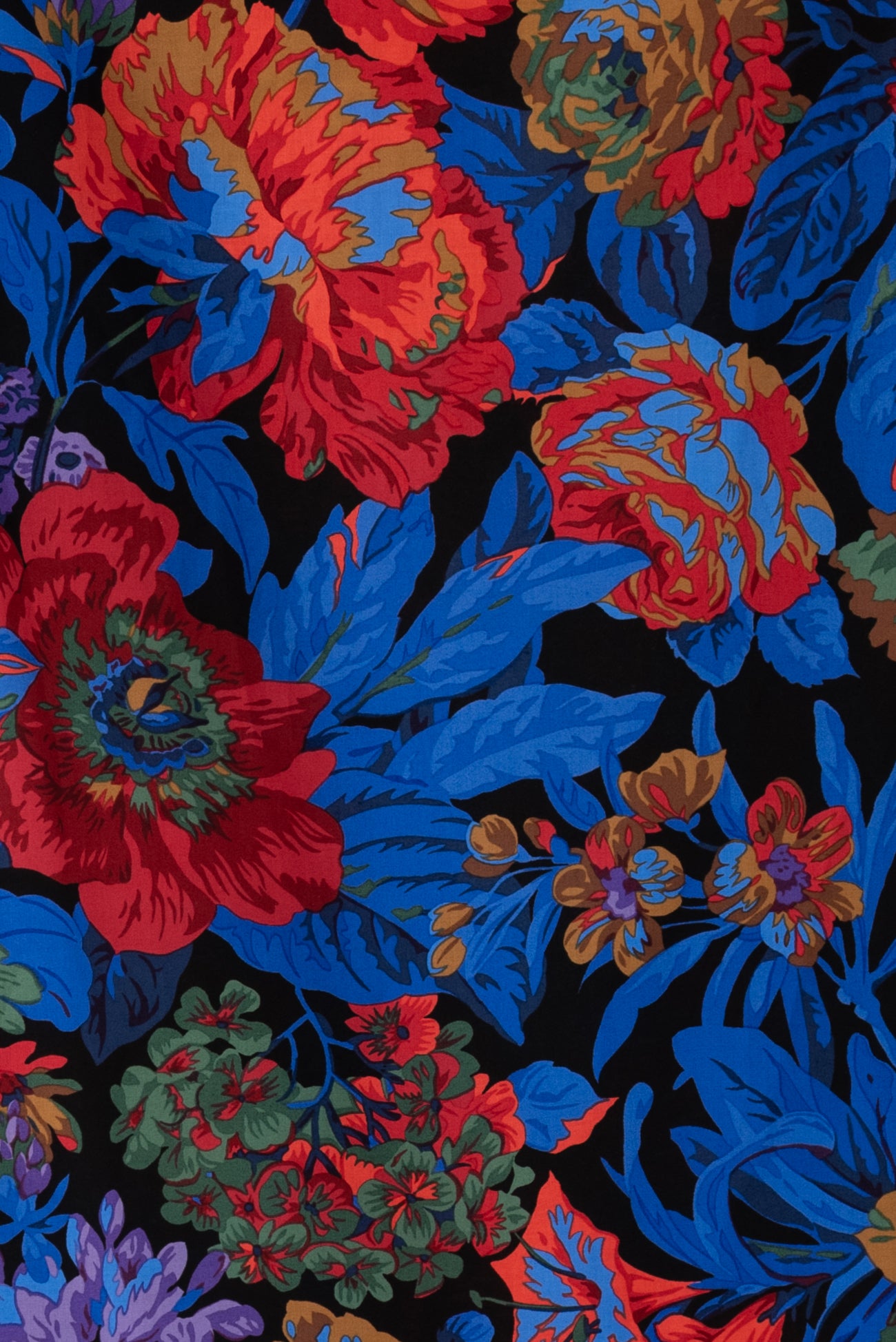 Twilight Blooms Cotton Woven