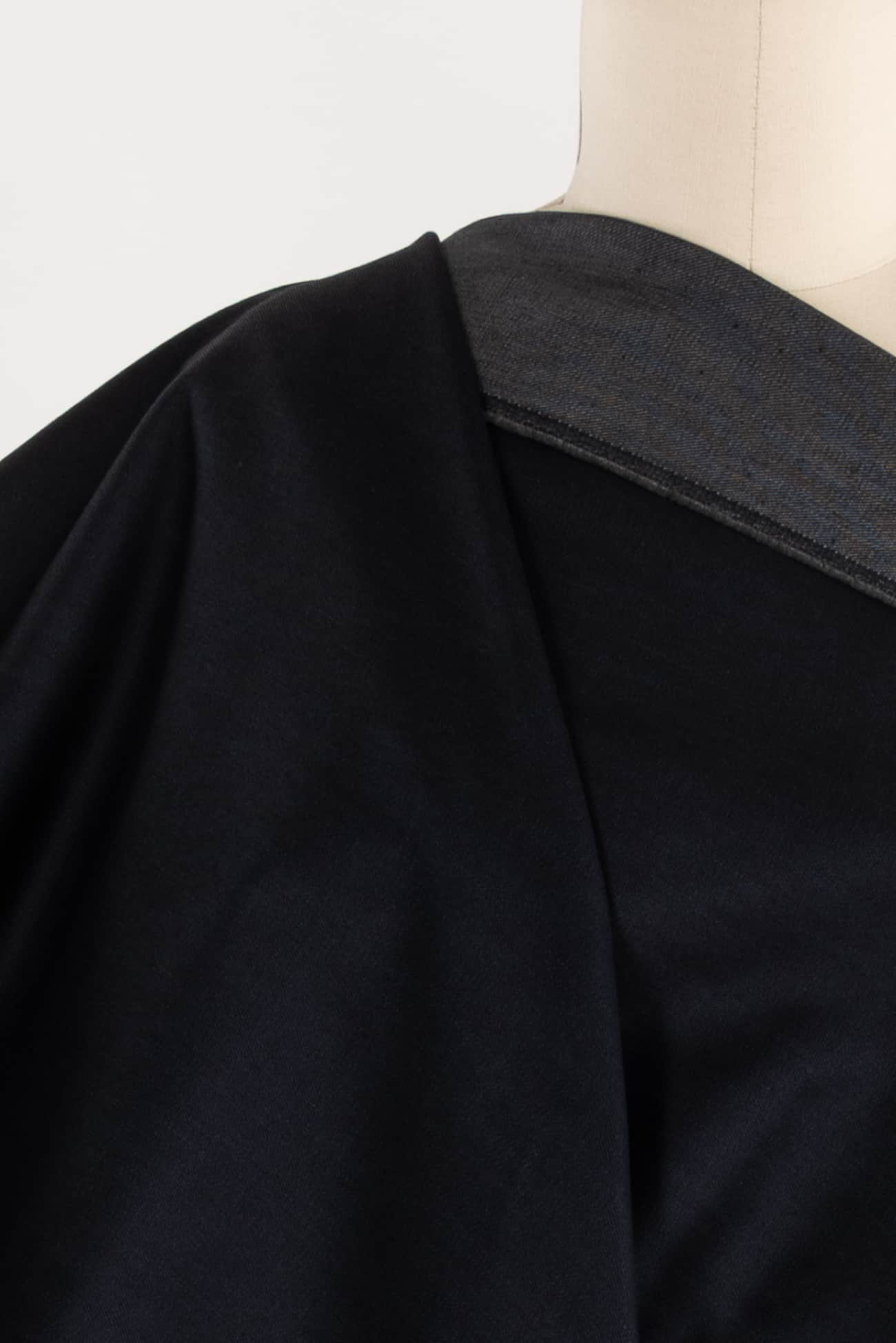 Twilight Indigo Italian Cotton Denim Woven