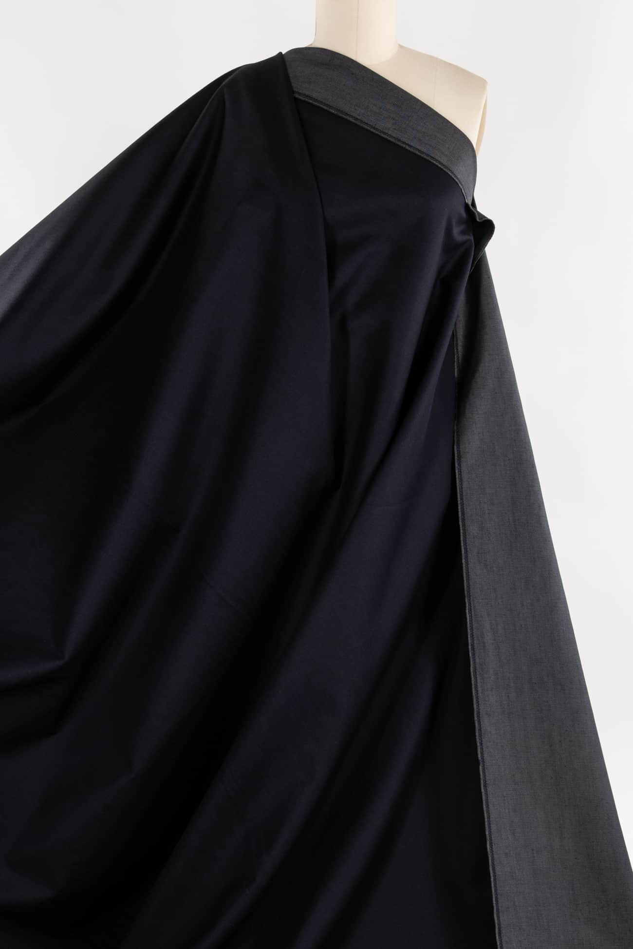 Twilight Indigo Italian Cotton Denim Woven