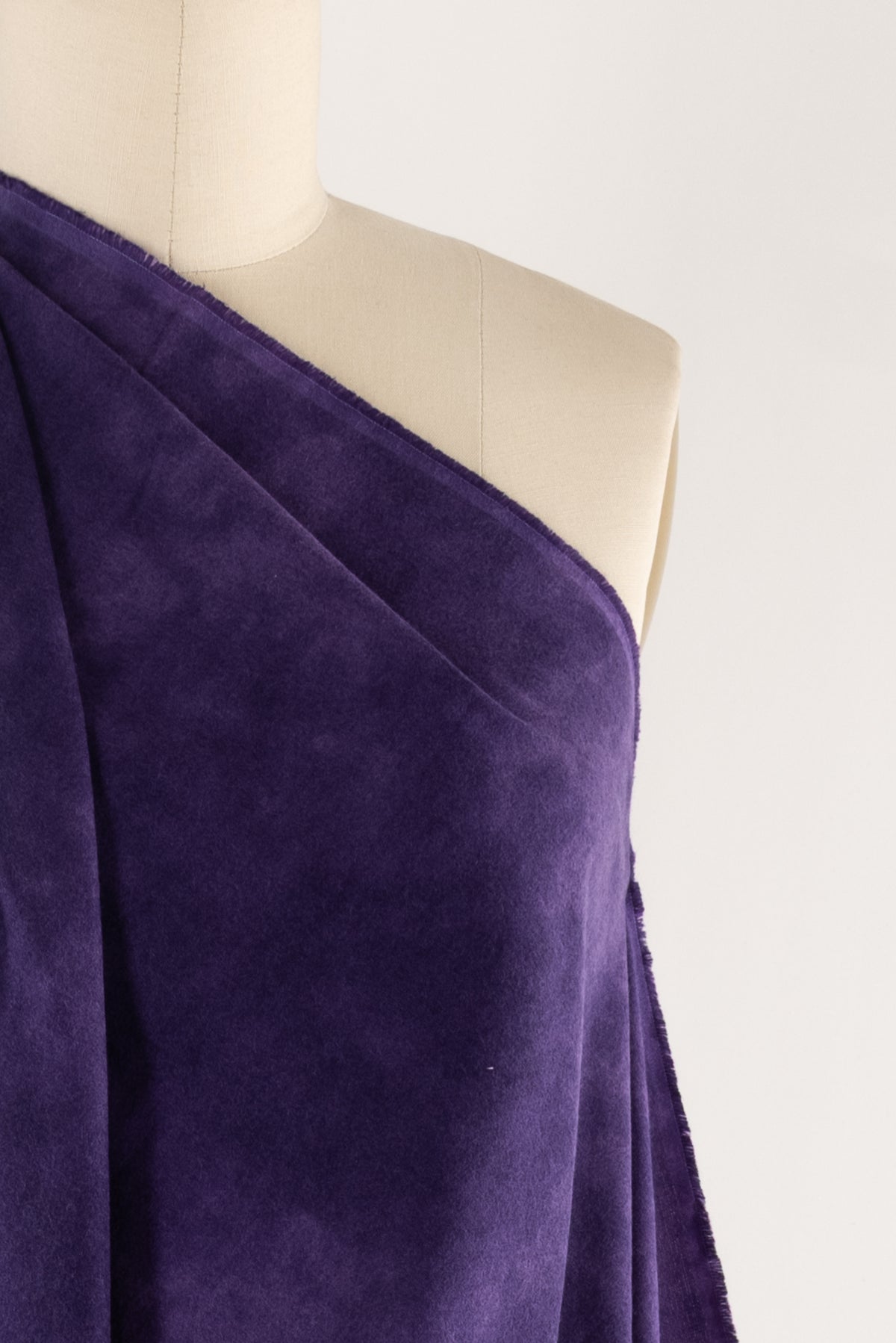 Tyrian Purple Chromatic Cotton Flannel Woven