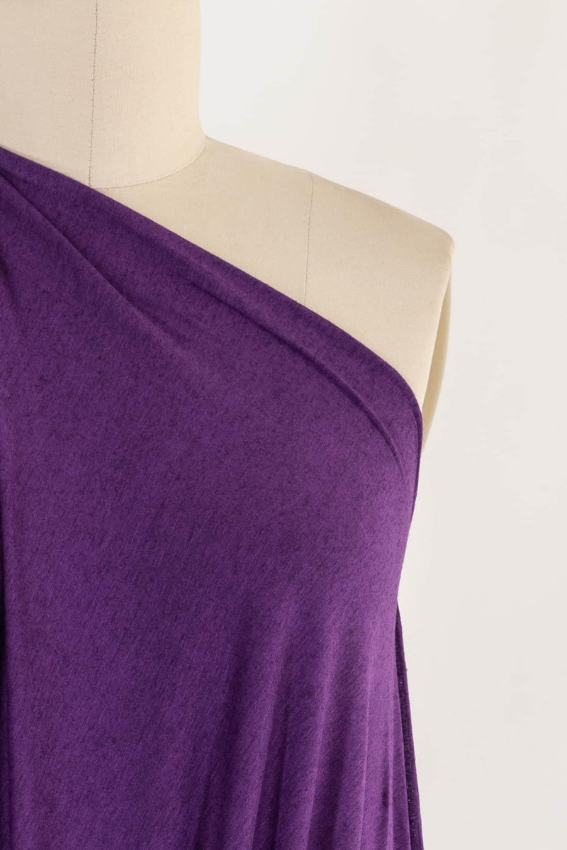 Ultra Violet Rayon/Wool Jersey Knit - Marcy Tilton Fabrics