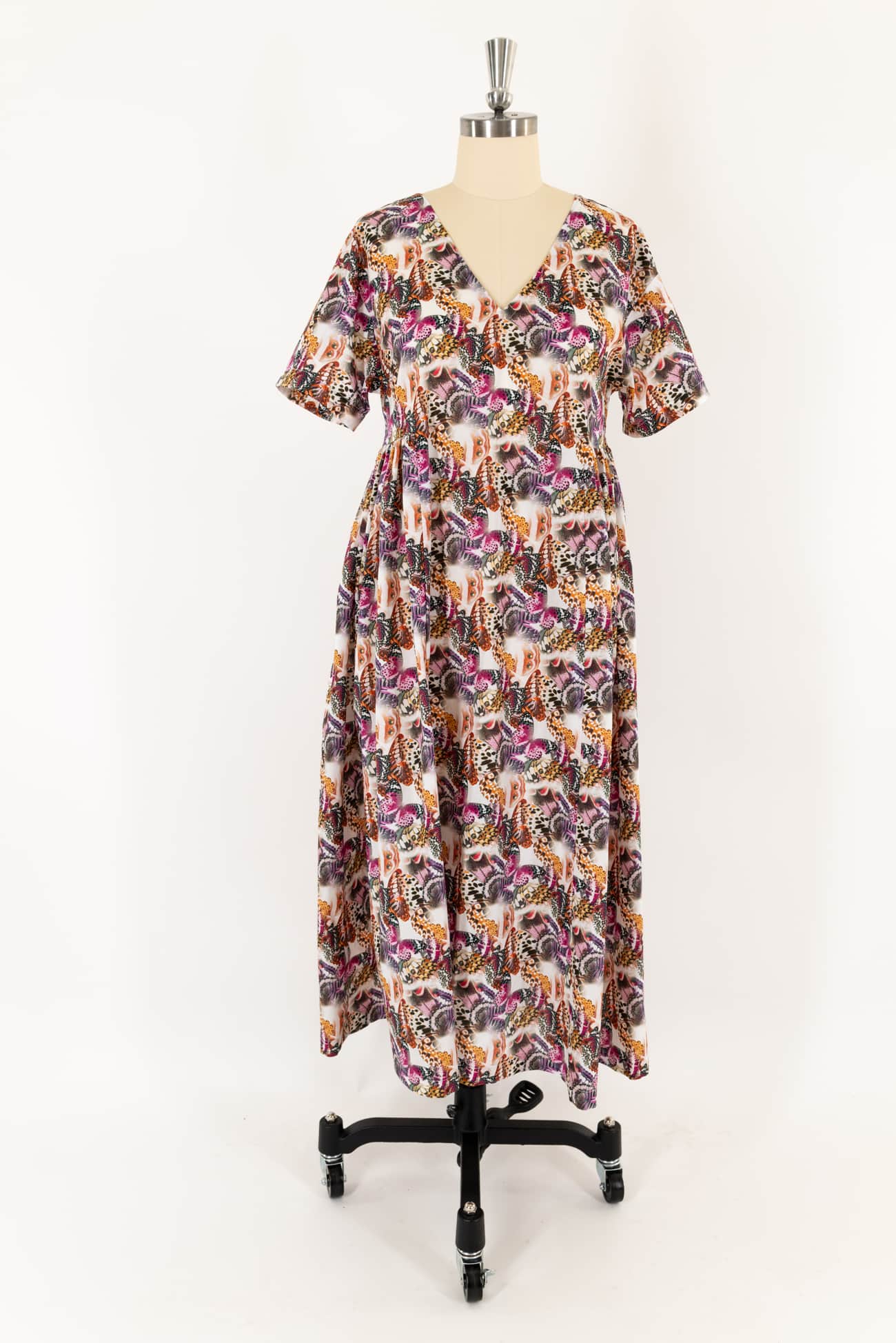 Butterfly Print R Comey Dress