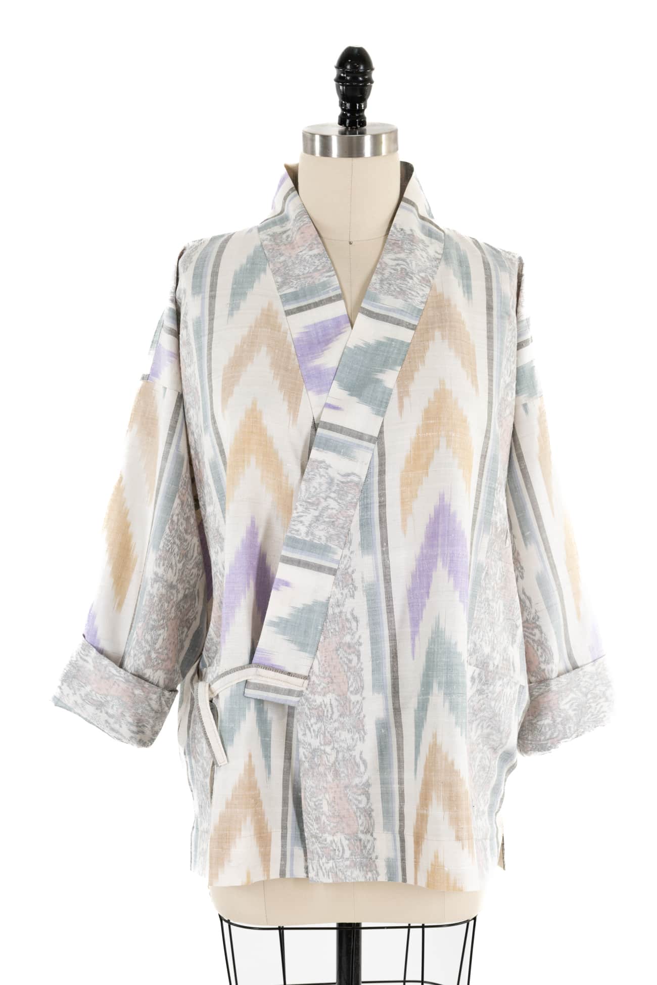 Ikat Silk Kimono Jacket