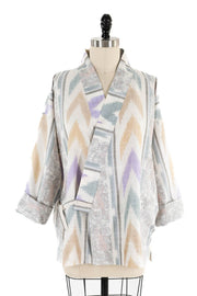 Ikat Silk Kimono Jacket
