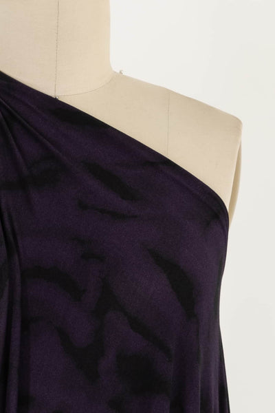 Vampy Purple Italian Viscose Knit - Marcy Tilton Fabrics