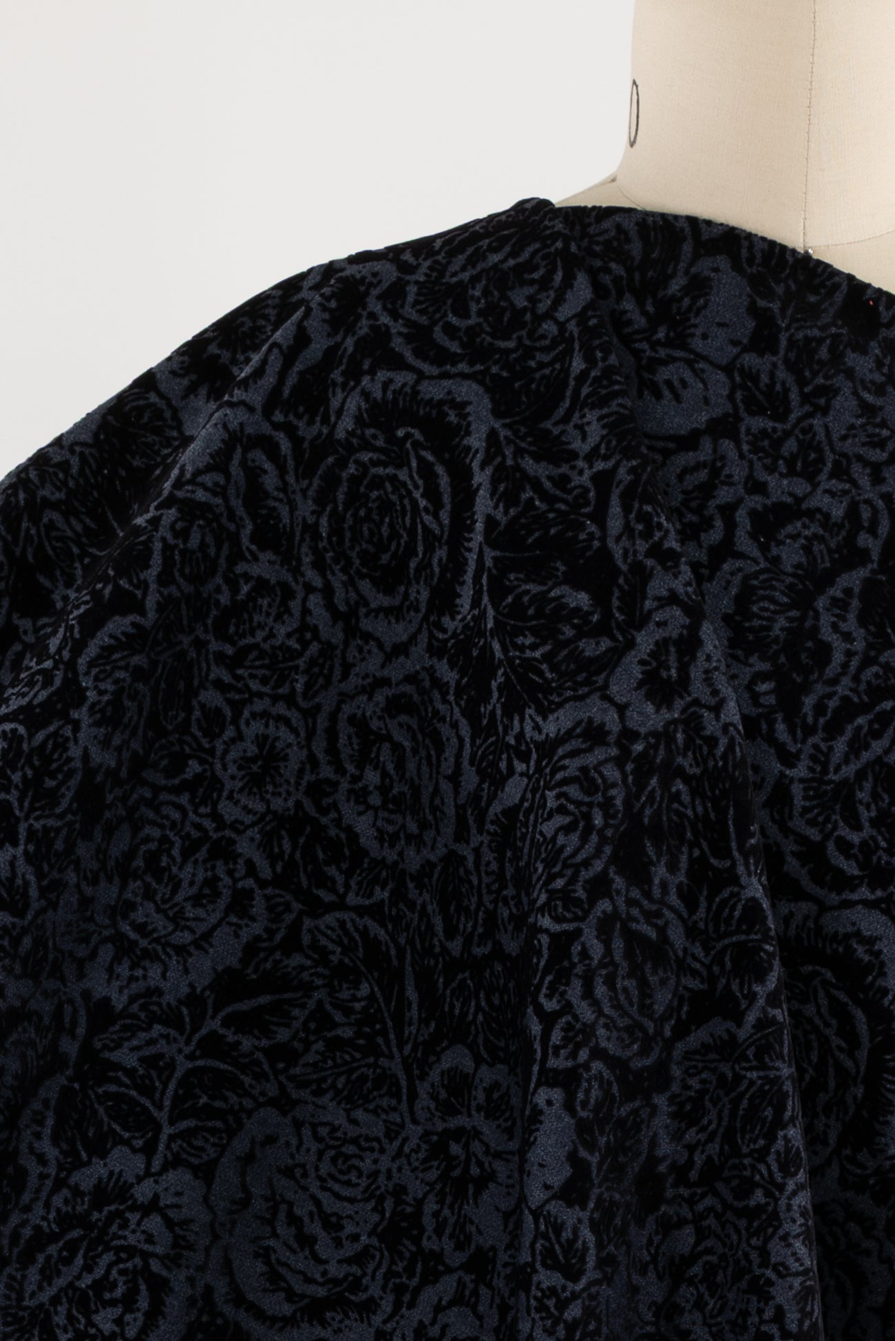 Velvety Rose Cotton Stretch Denim Woven