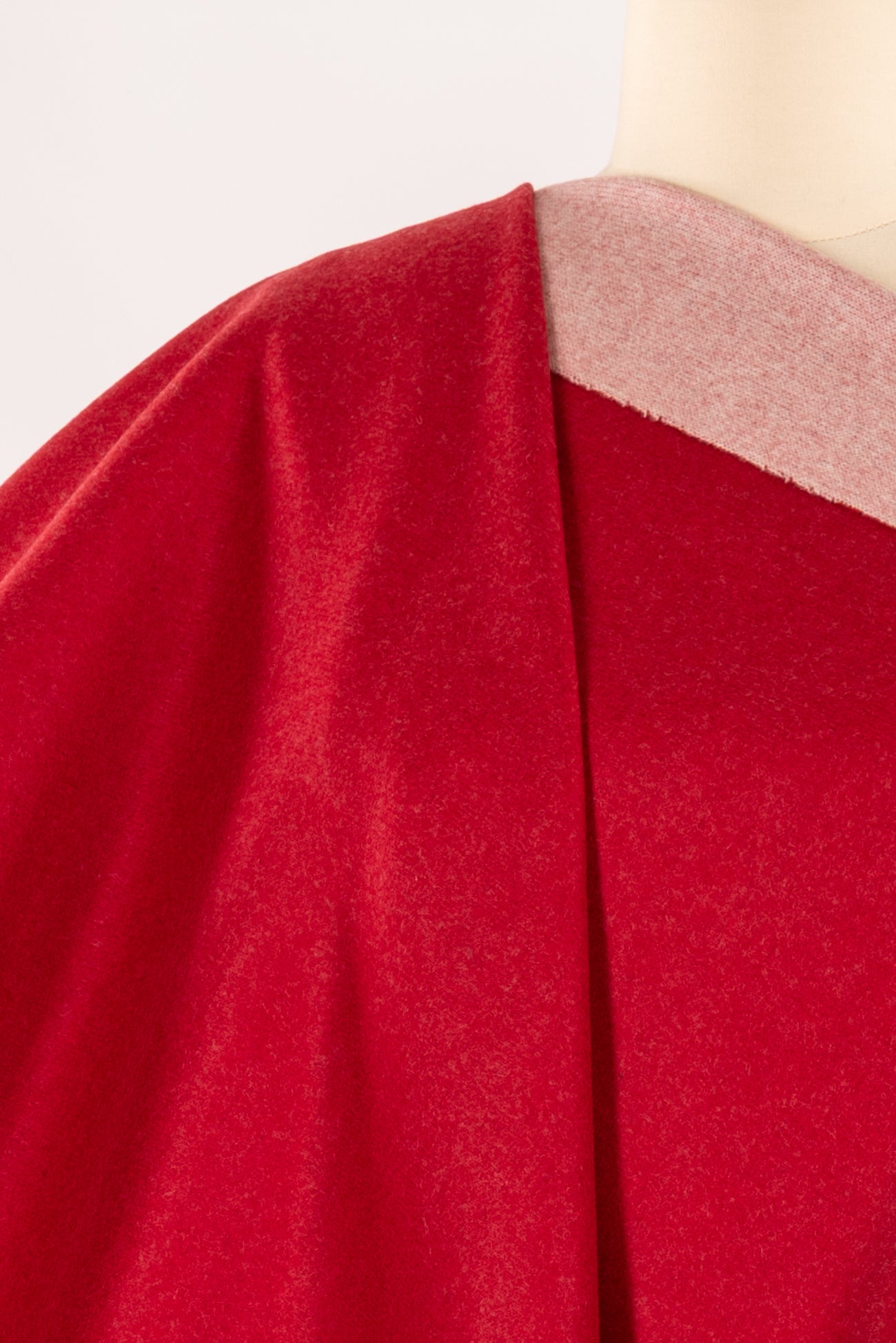 Vermillion Wool Blend Double Knit