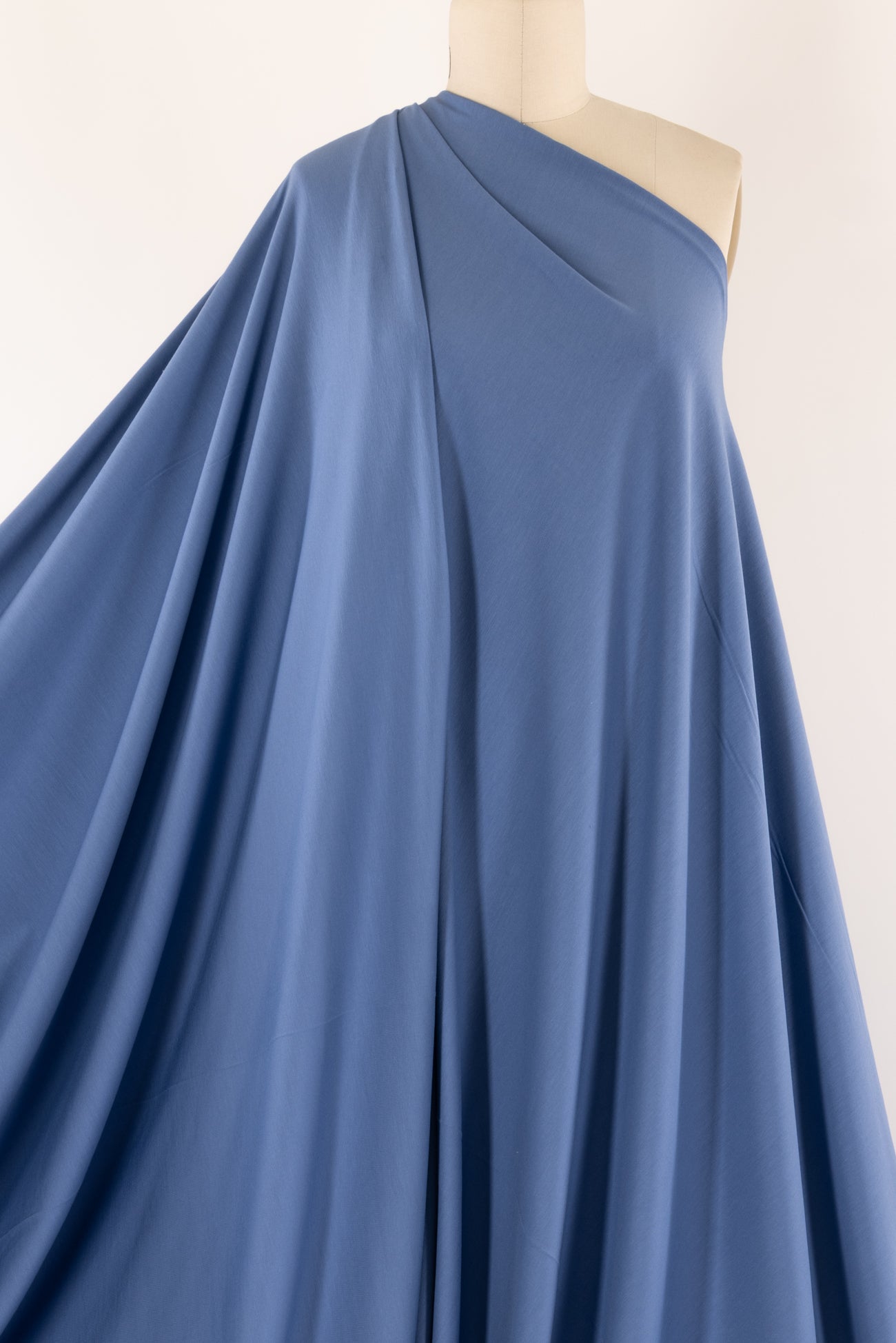 Vinca Blue Danish Cotton/Spandex Knit