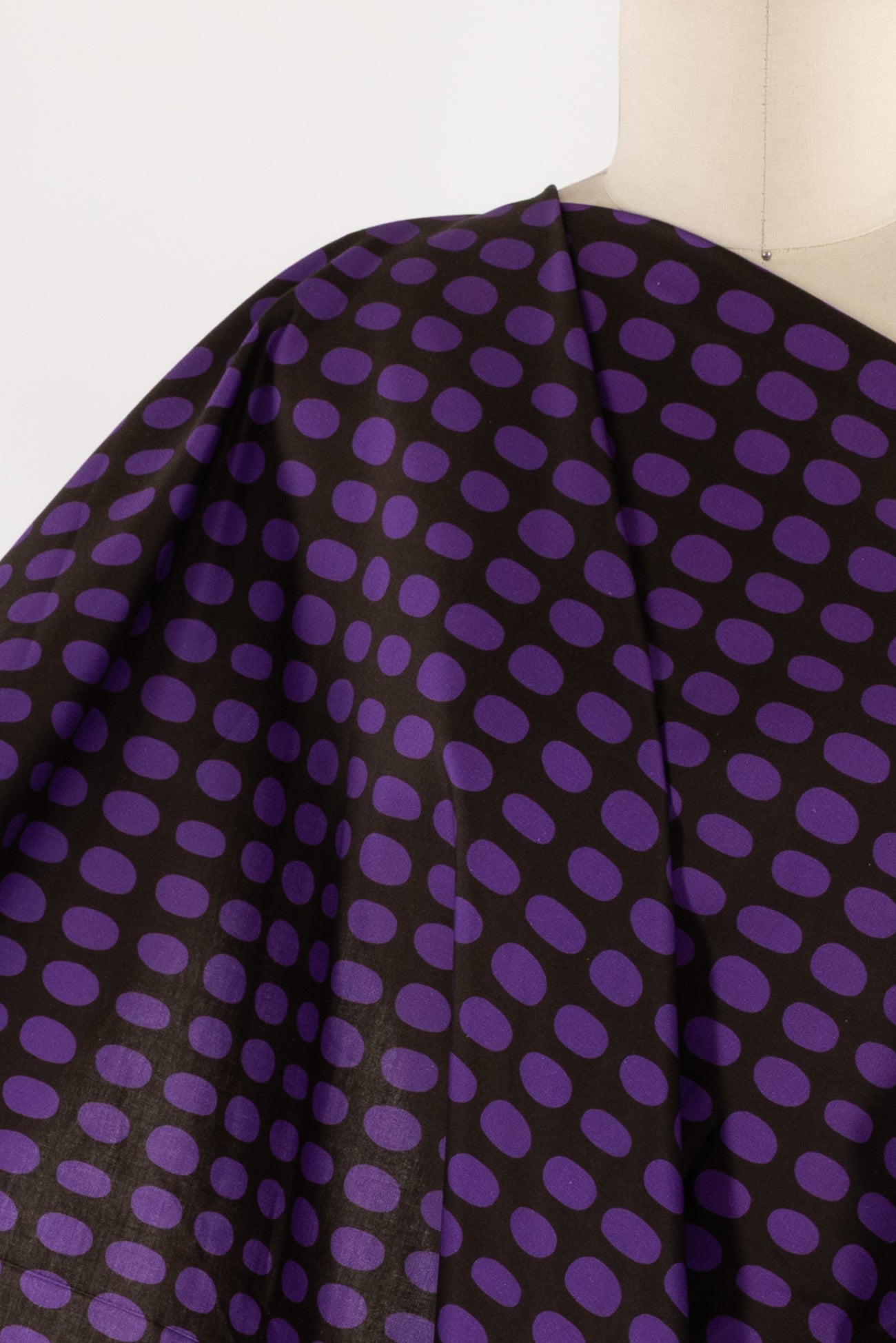 Violet Elipse Cotton Woven