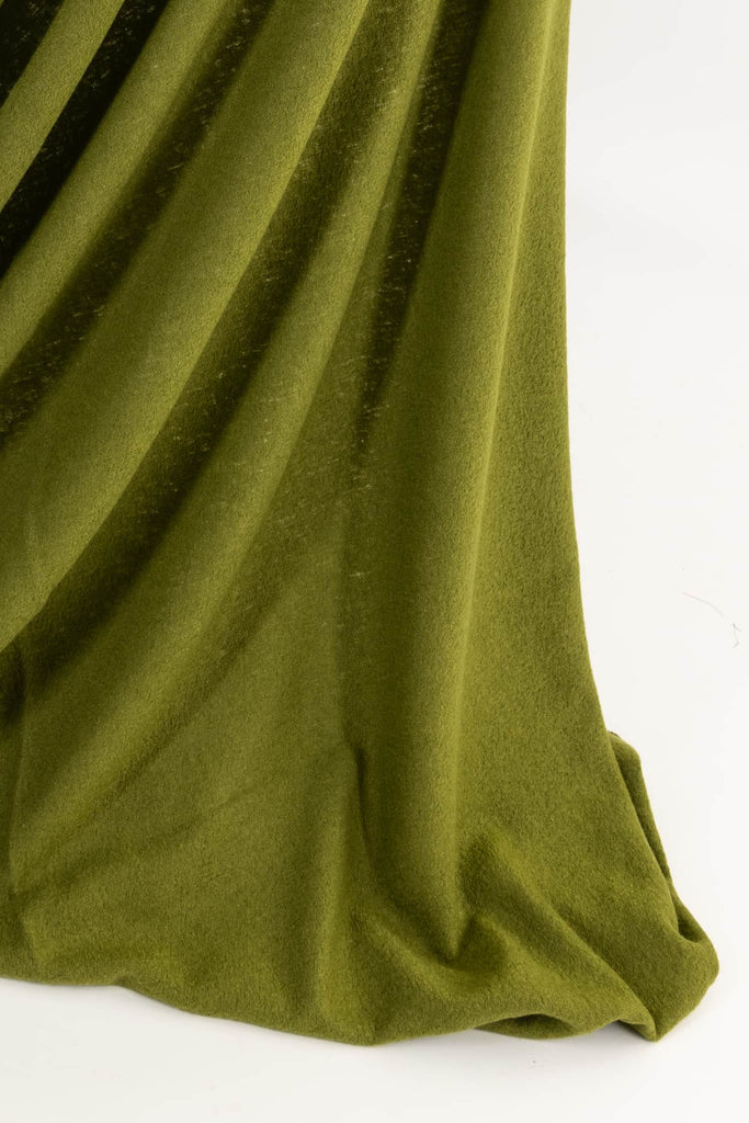 Vivid Green Felted Wool Blend Knit - Marcy Tilton Fabrics