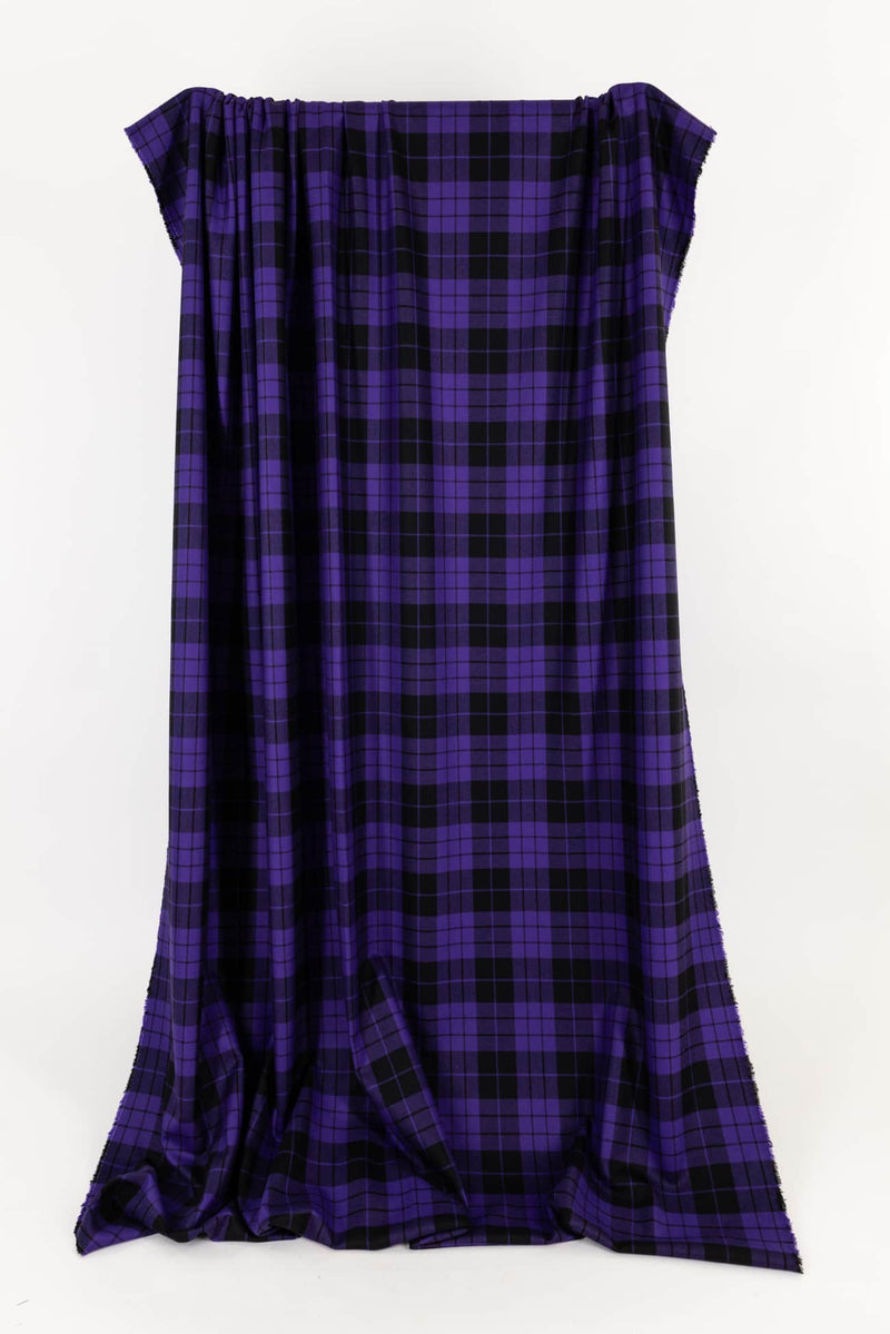 Vivienne W Plaid Italian Wool Woven