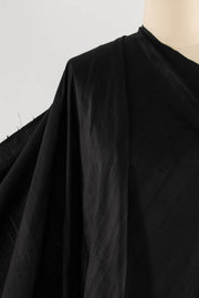 Wabi Sabi Black Silk Dupioni Woven