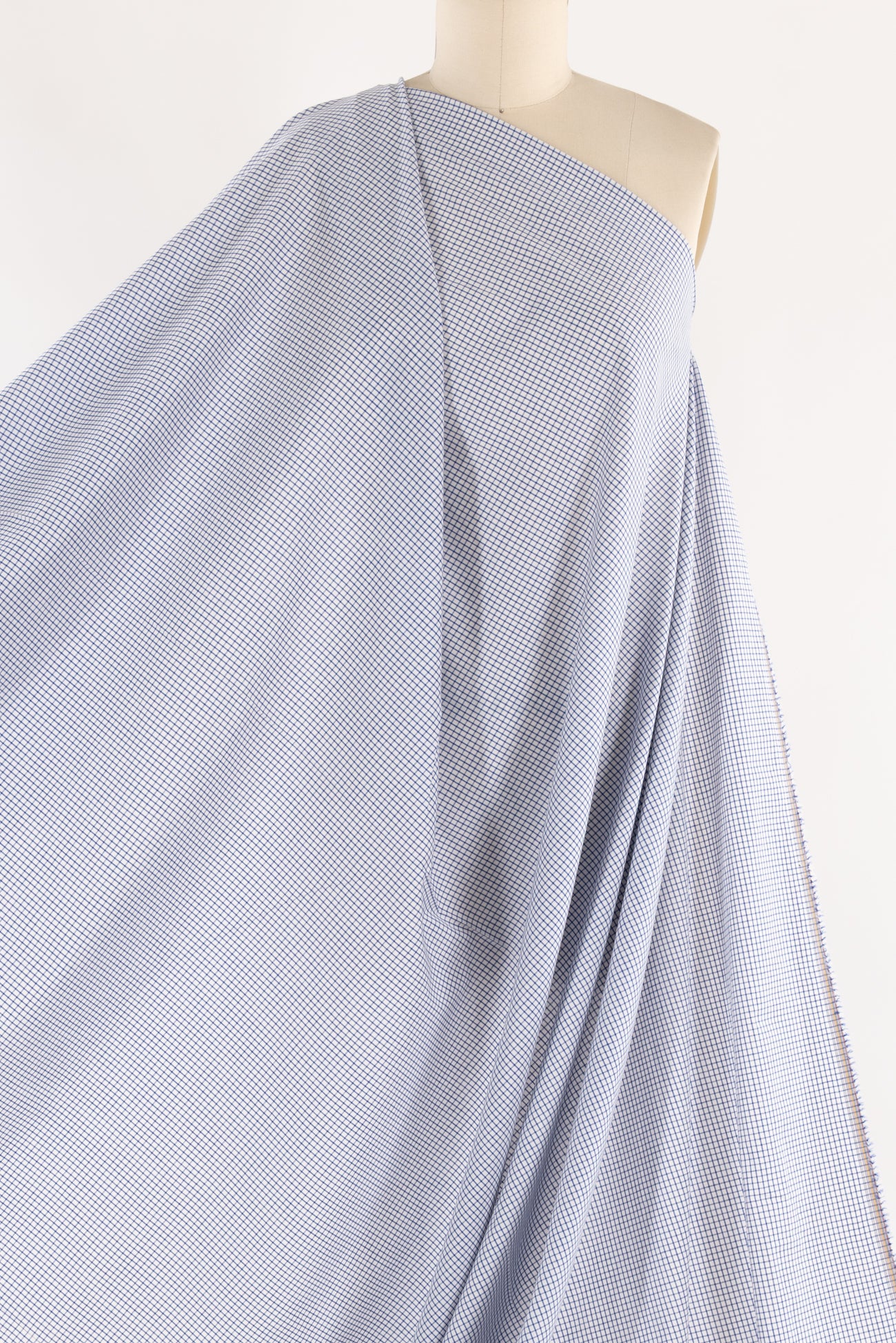 Walter Check Italian Cotton Woven