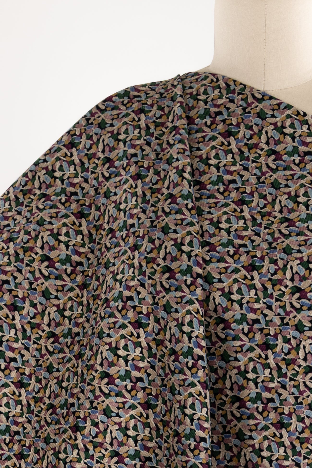 Watercolor Buds Japanese Corduroy Woven