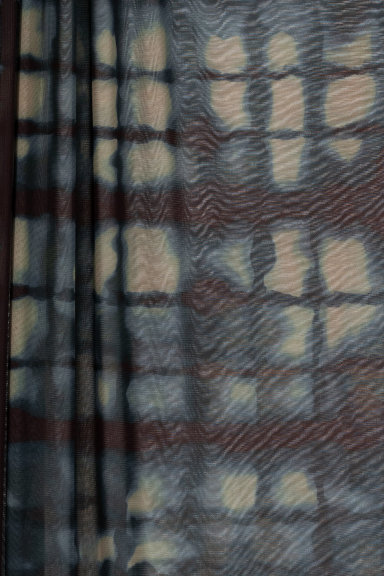 Watercolor Plaid Mesh Knit - ENDCUT