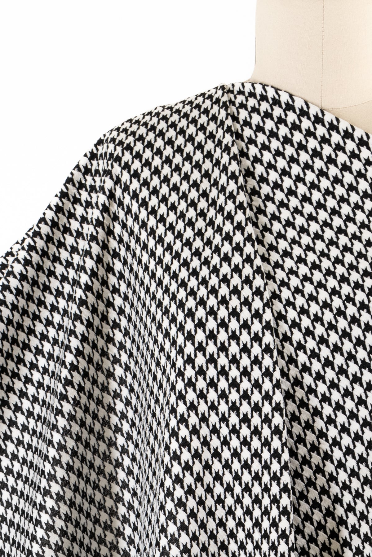 Watson Houndstooth Cotton/Rayon Knit