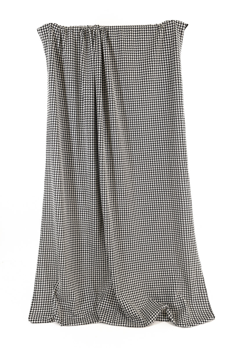 Watson Houndstooth Cotton/Rayon Jacquard Knit