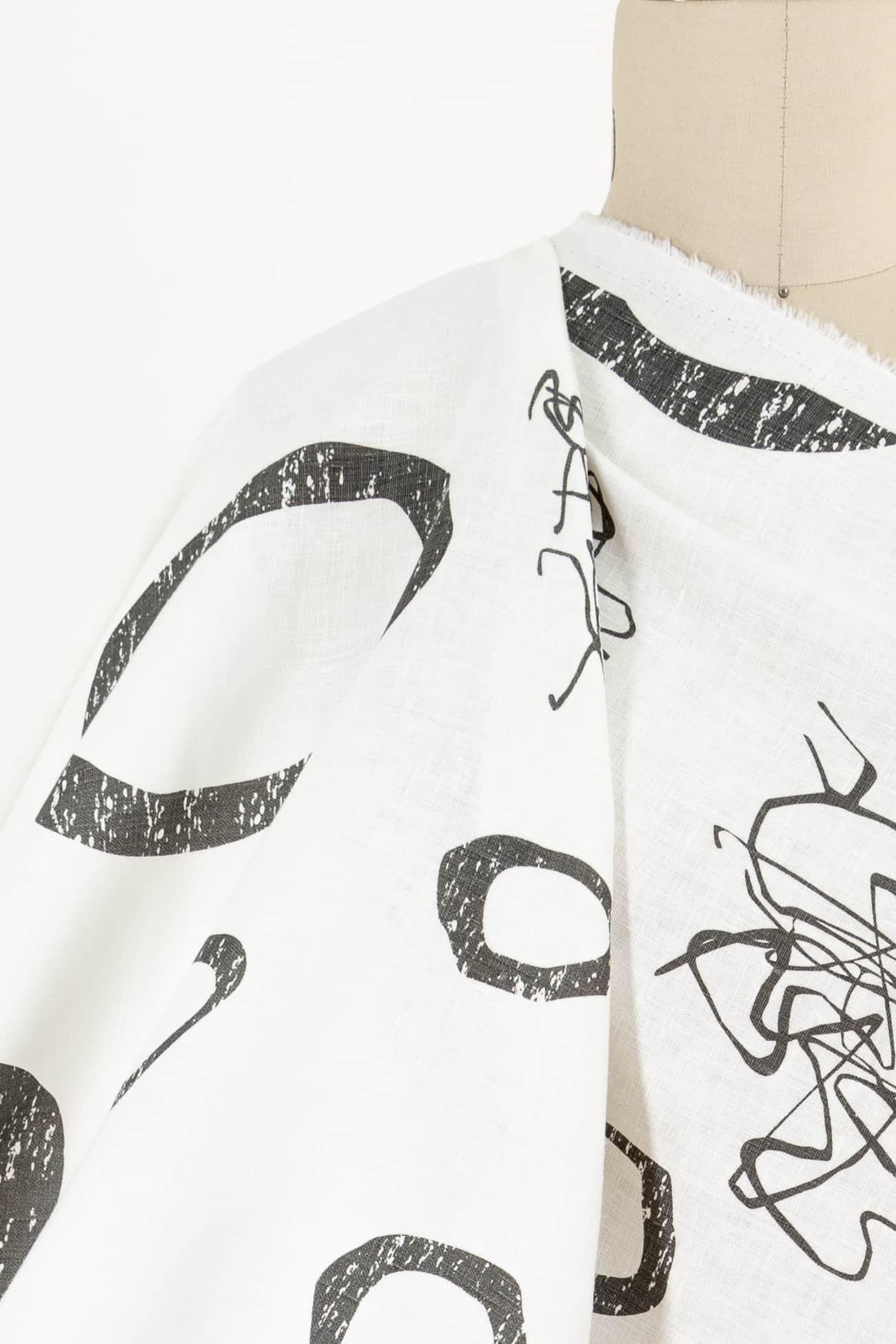 White Cloud Linen Woven - Marcy Tilton Fabrics