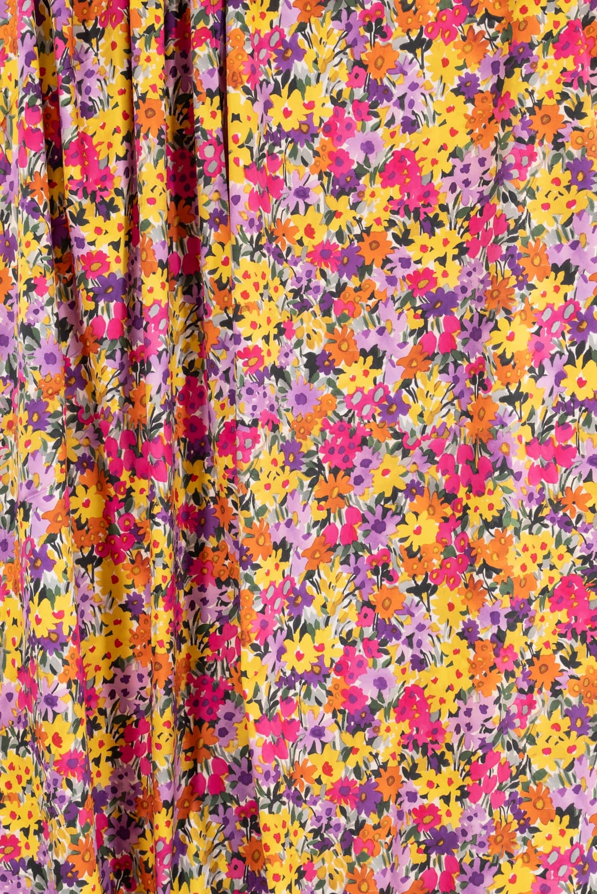 Wildflower Field Stretch Cotton Woven