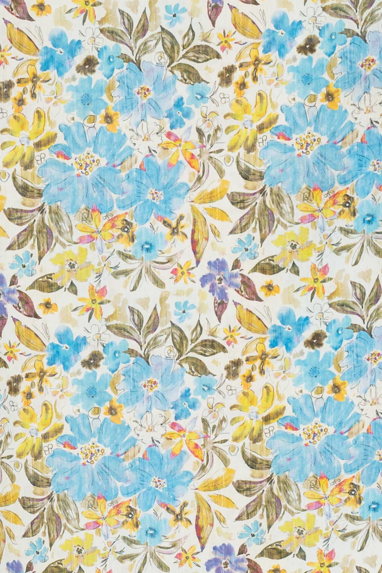 Wildflower Meadow Italian Cotton Woven