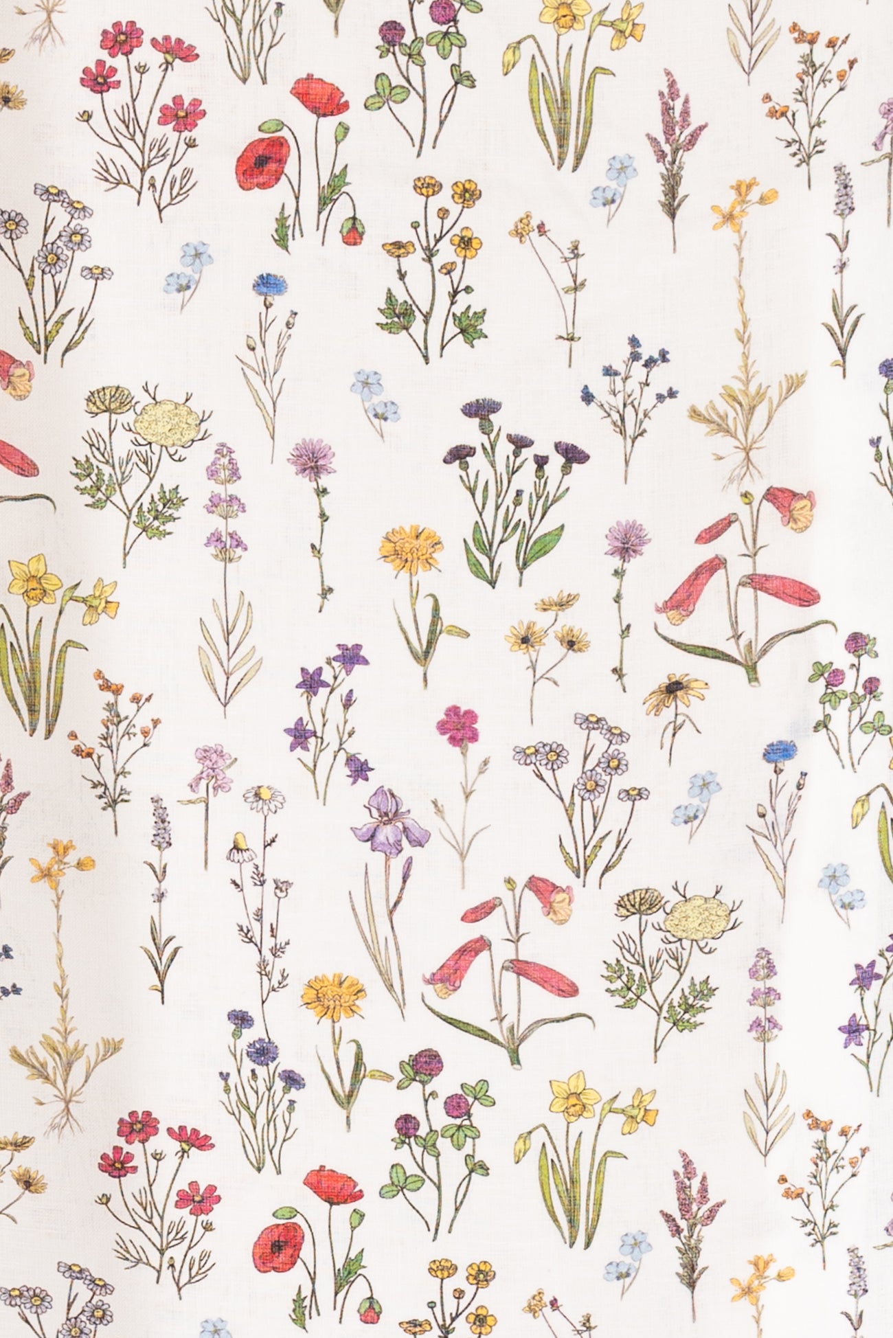 Wildflower Mix Euro Linen Woven