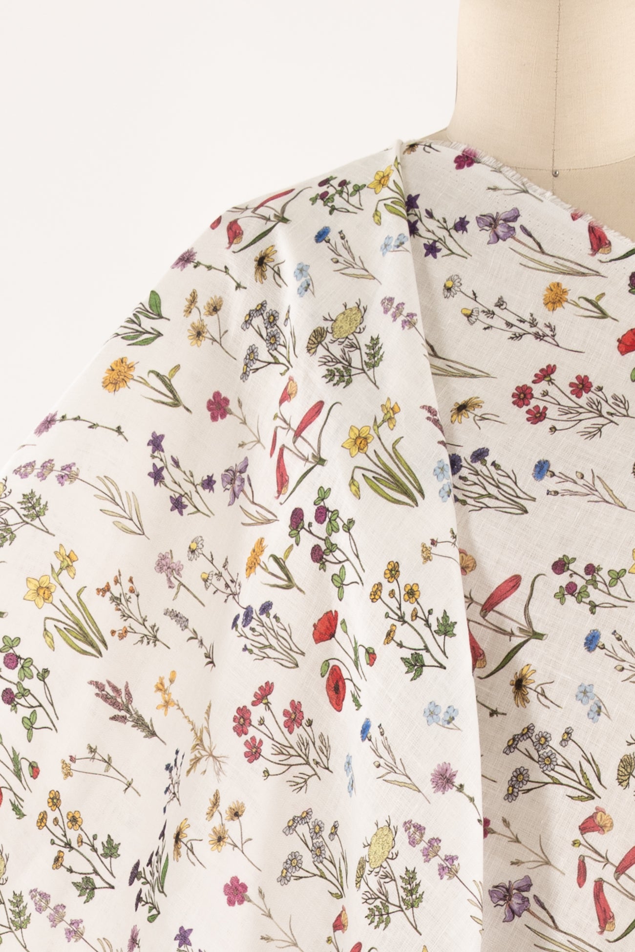 Wildflower Mix Euro Linen Woven