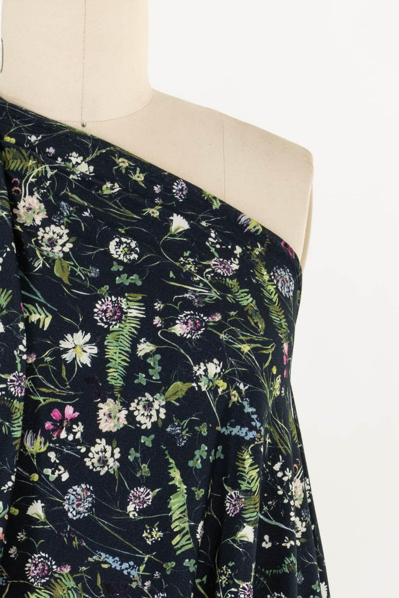 Wild Flower Cotton/Spandex Knit - Marcy Tilton Fabrics