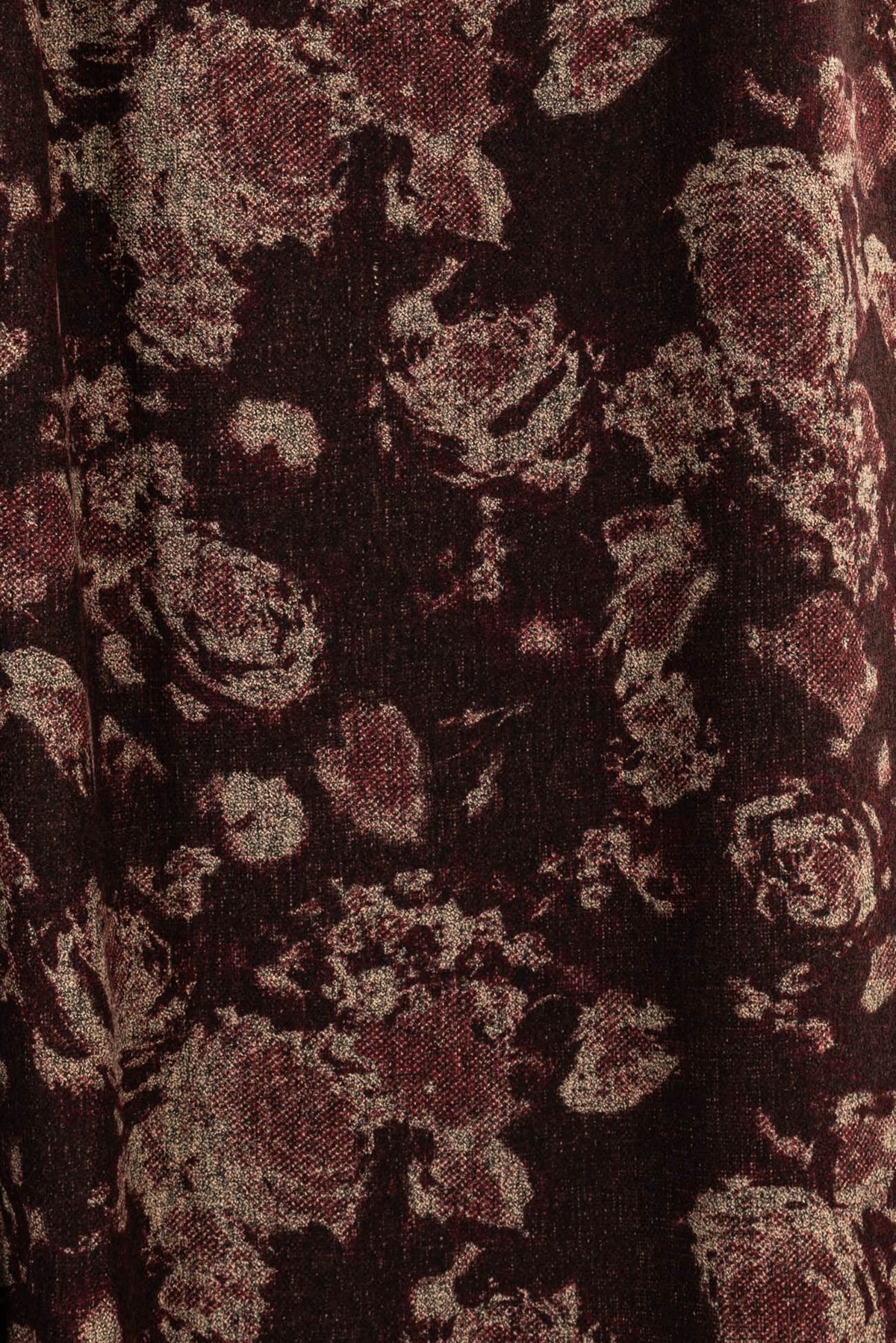 Wine And Roses Italian Wool Woven - Marcy Tilton Fabrics