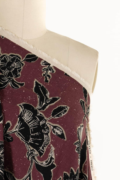 Winter Garden Japanese Linen/Cotton Woven - Marcy Tilton Fabrics