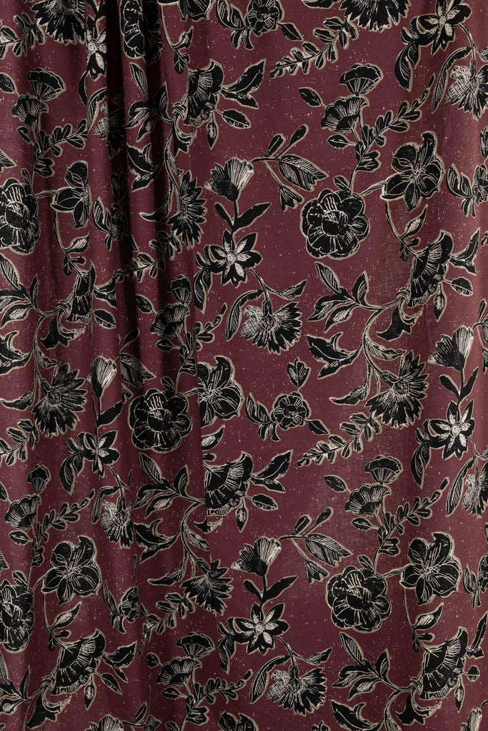 Winter Garden Japanese Linen/Cotton Woven - Marcy Tilton Fabrics