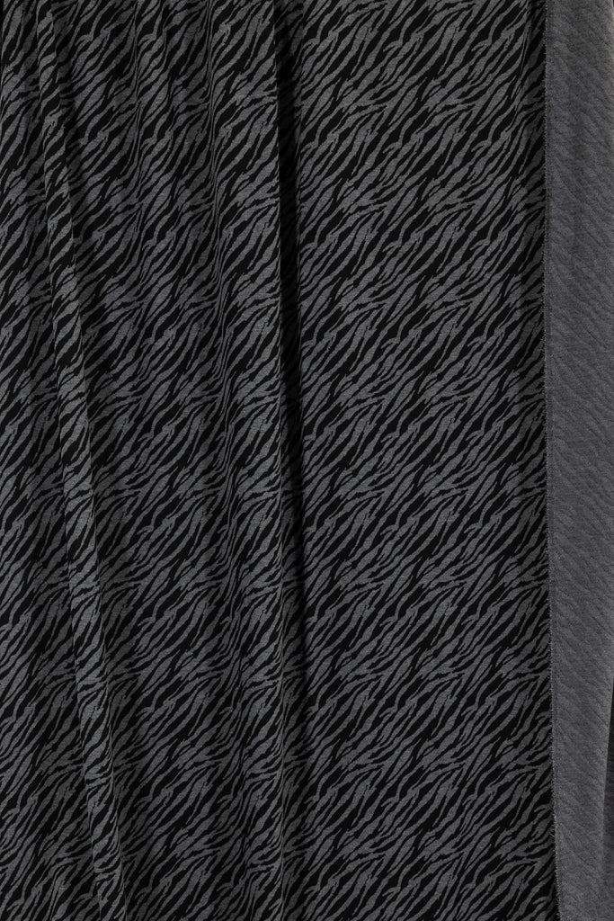 Gray Zebra Ponte - Marcy Tilton Fabrics
