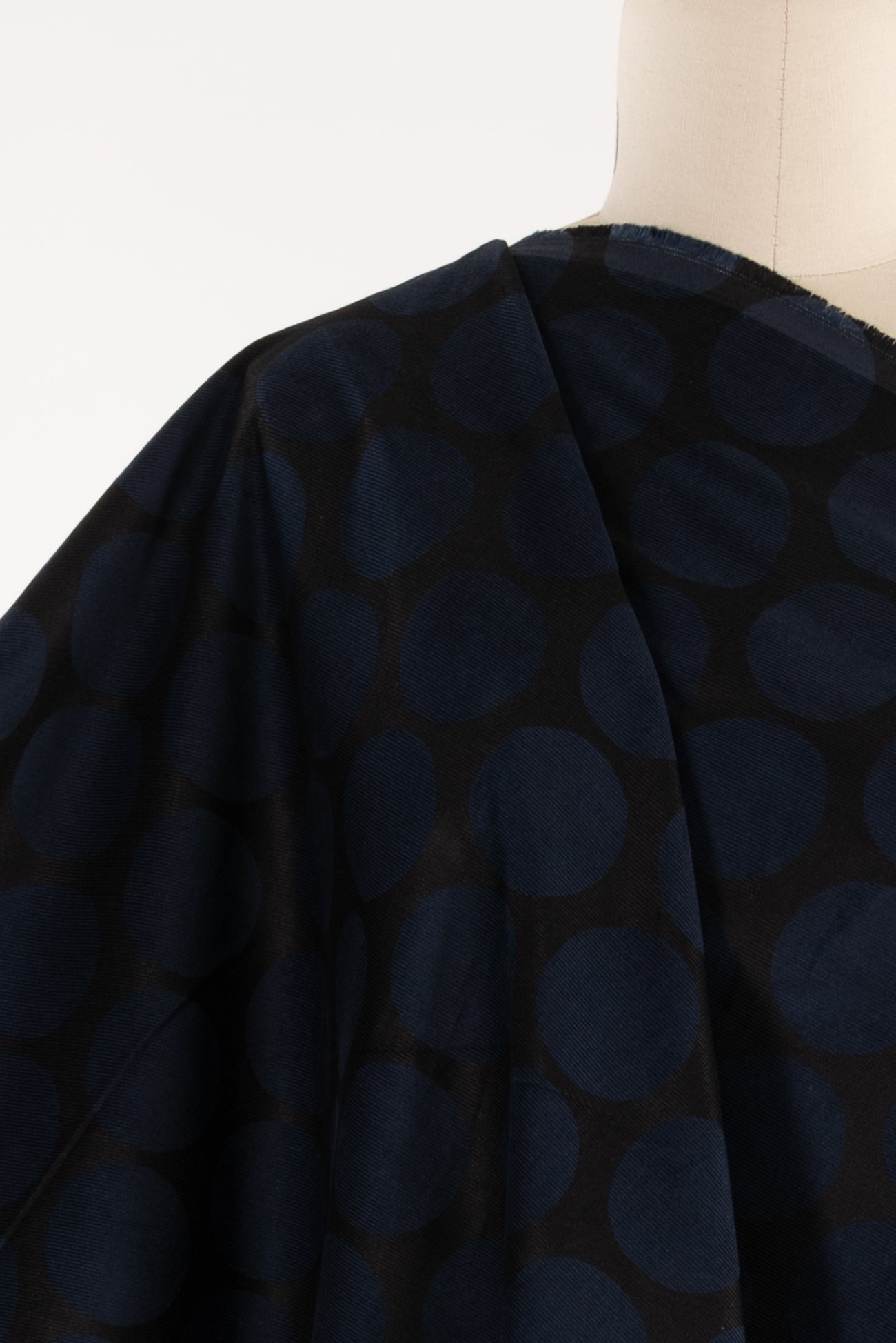 Inky Dots Japanese Micro Wale Cotton Corduroy