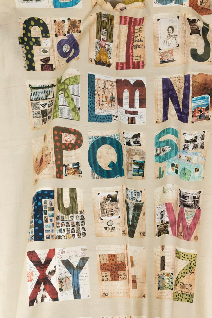 Alphabet Soup Cotton Woven - Marcy Tilton Fabrics
