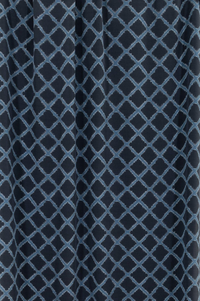 Angled Up In Blue Silk Woven - Marcy Tilton Fabrics