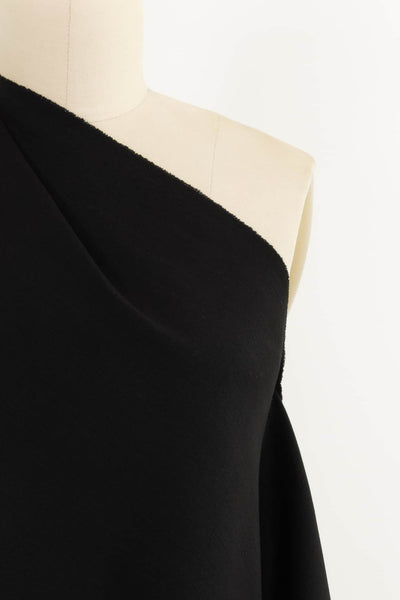 Belmondo Black Stretch Denim - Marcy Tilton Fabrics