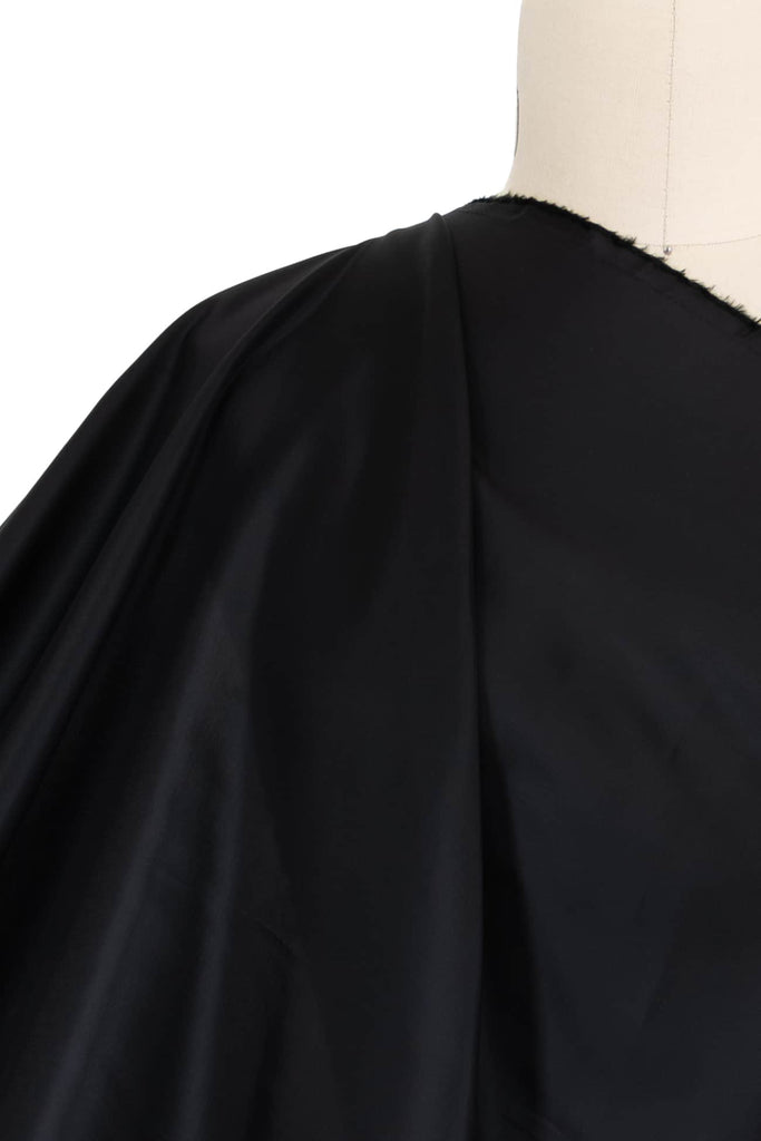 Black Bemberg Cupro Lining Woven - Marcy Tilton Fabrics