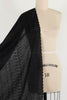 Black Geometric Cotton Eyelet Woven - Marcy Tilton Fabrics