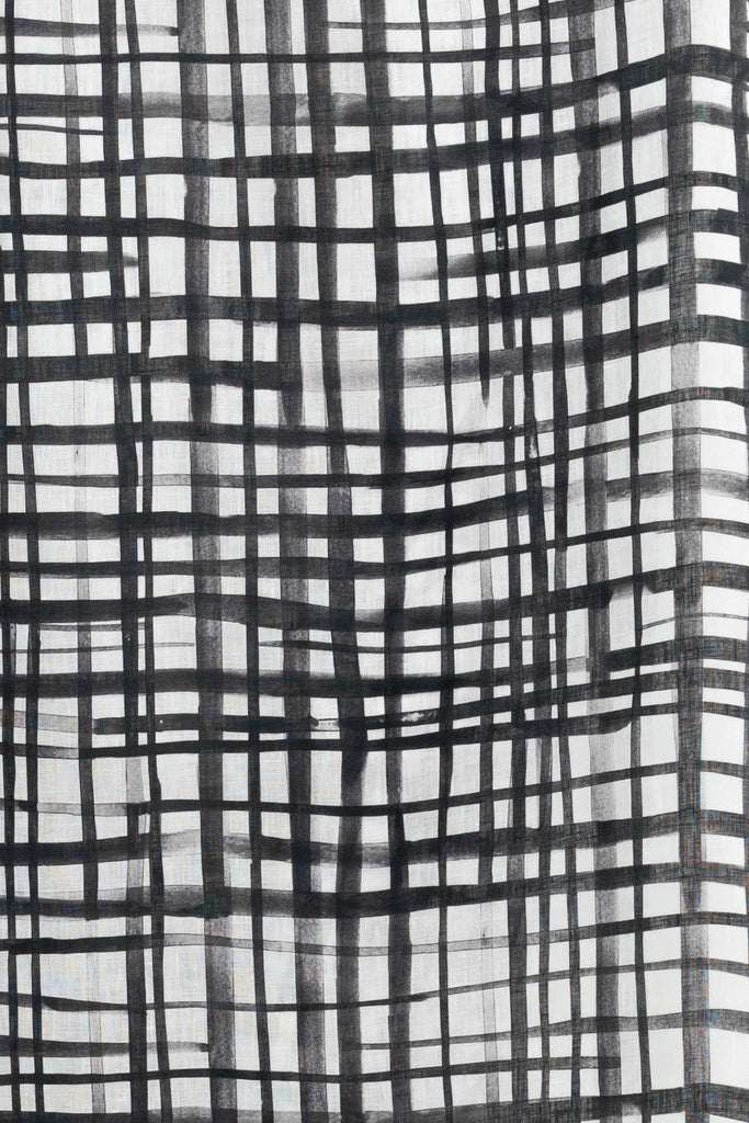 Black In Line Linen Woven - Marcy Tilton Fabrics